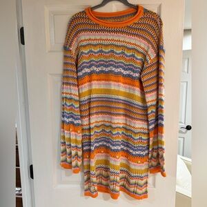 Multi Color crochet dress
